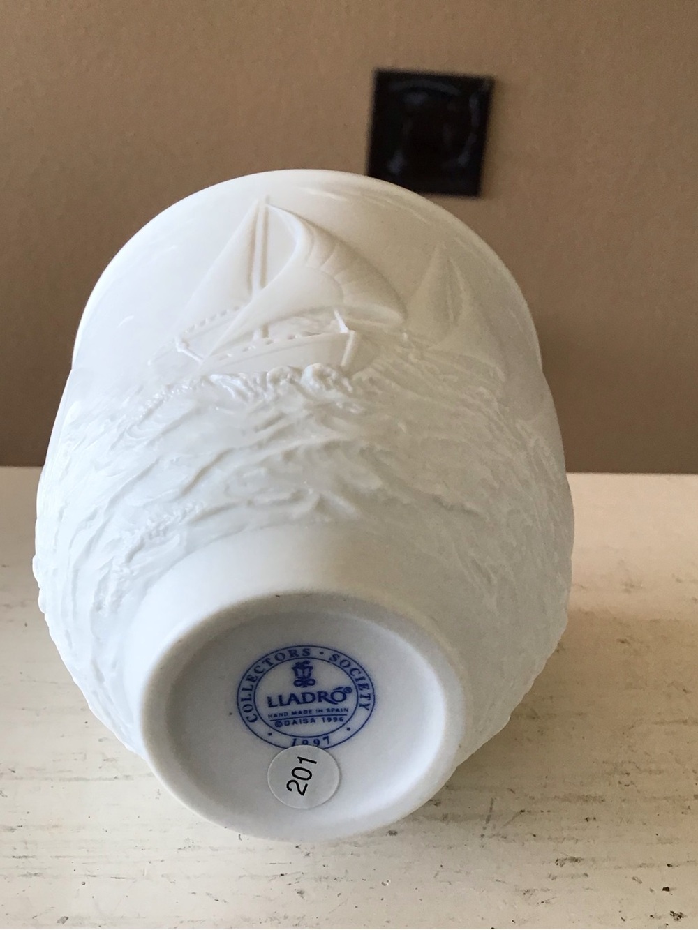 Vintage 1997 Lladro Collectors Society Sailing the Seas Votive Candle Holder - Picture 6 of 6